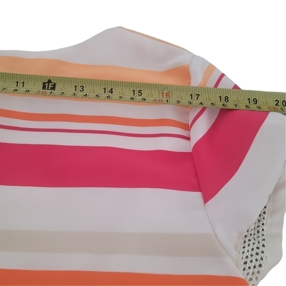 JONES New York Colorful StripedShift Dress Worn Once sz 14 EUC - Picture 11 of 13